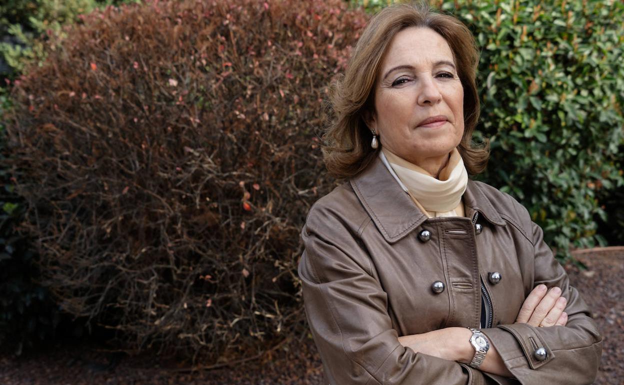 La novelista vallisoletana Reyes Calderón. 