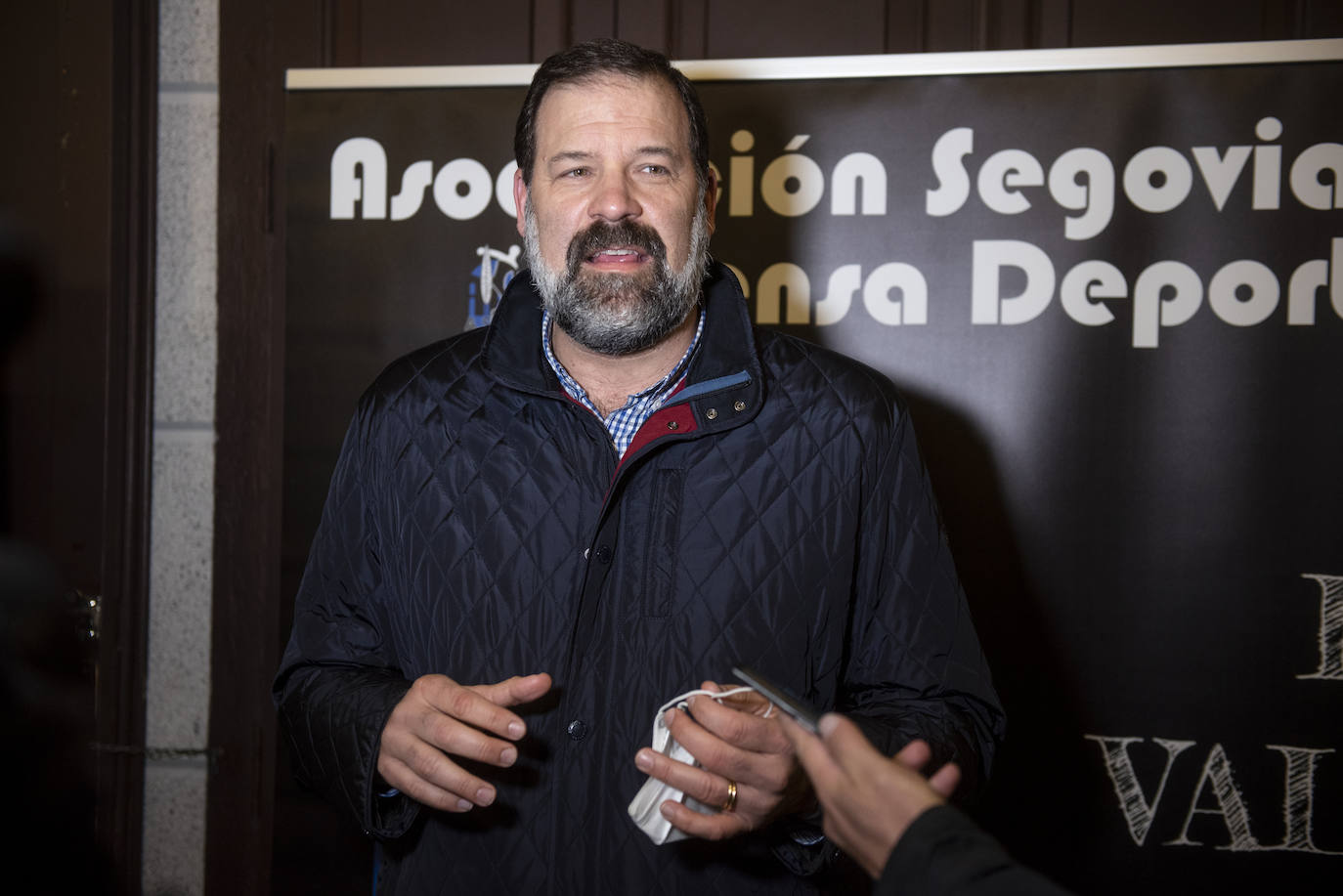 Gala del deporte segoviana celebrada en el teatro Juan Bravo.