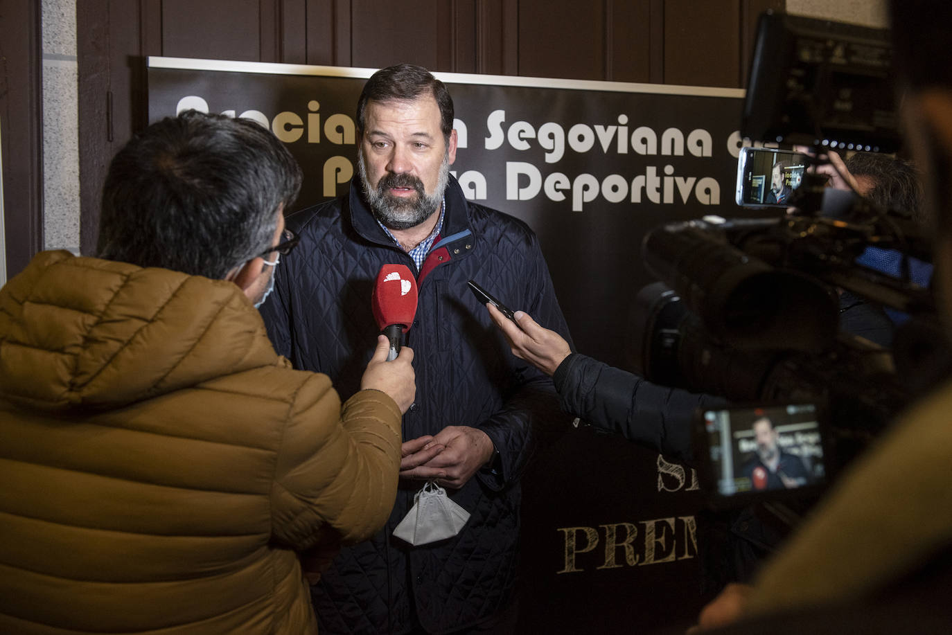 Gala del deporte segoviana celebrada en el teatro Juan Bravo.