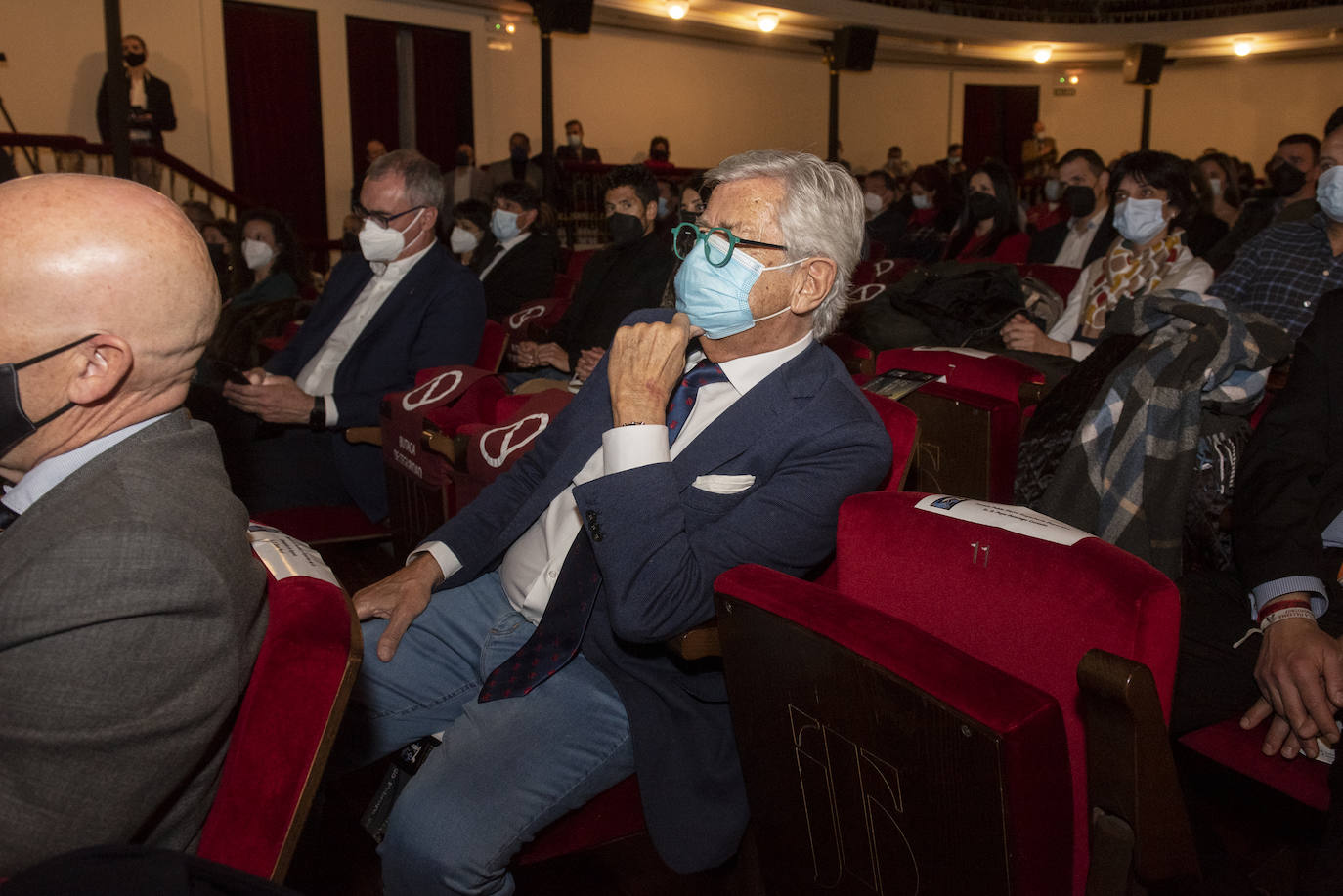 Gala del deporte segoviana celebrada en el teatro Juan Bravo.