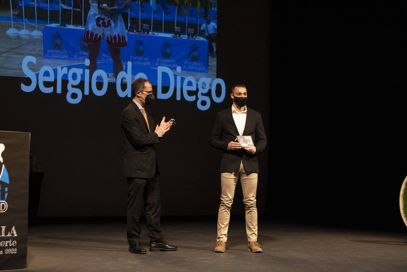 Gala del deporte segoviana celebrada en el teatro Juan Bravo.