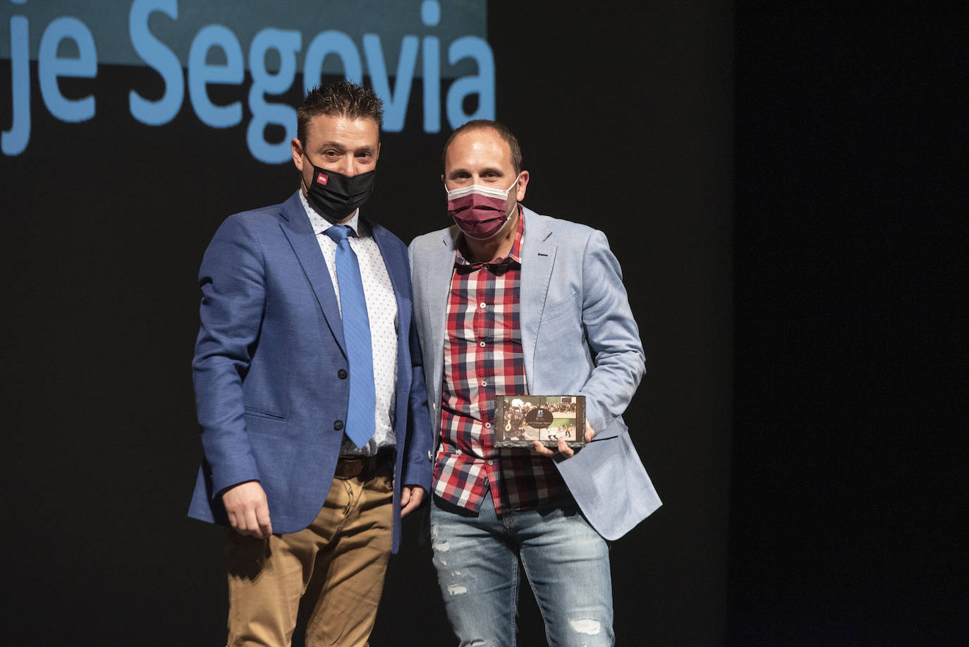 Gala del deporte segoviana celebrada en el teatro Juan Bravo.