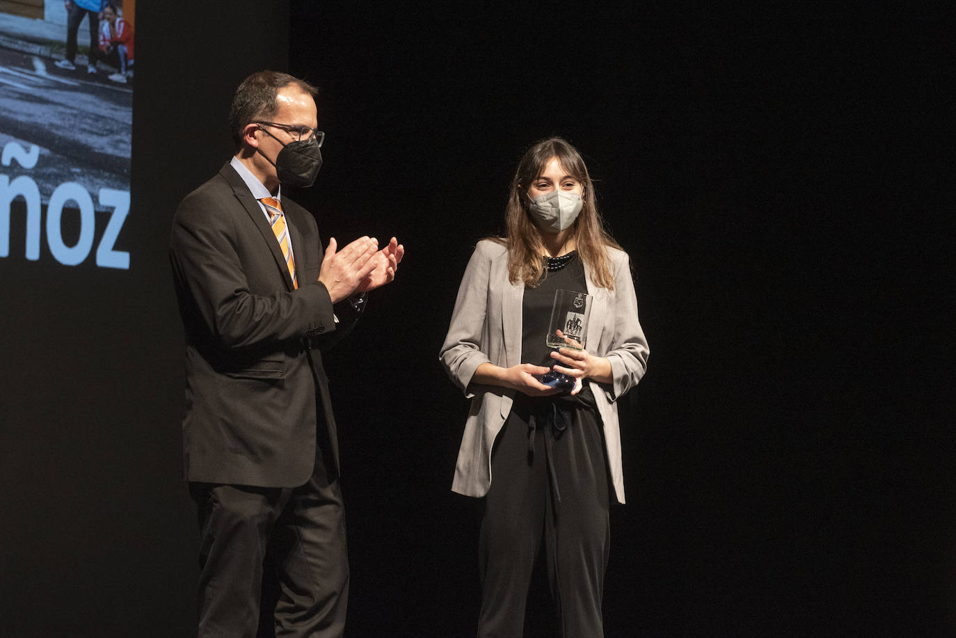 Gala del deporte segoviana celebrada en el teatro Juan Bravo.