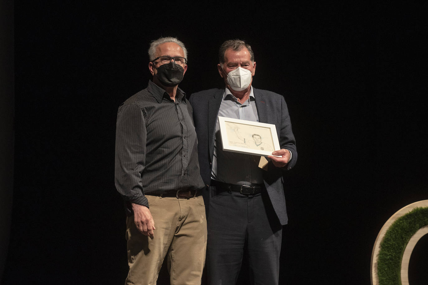 Gala del deporte segoviana celebrada en el teatro Juan Bravo.