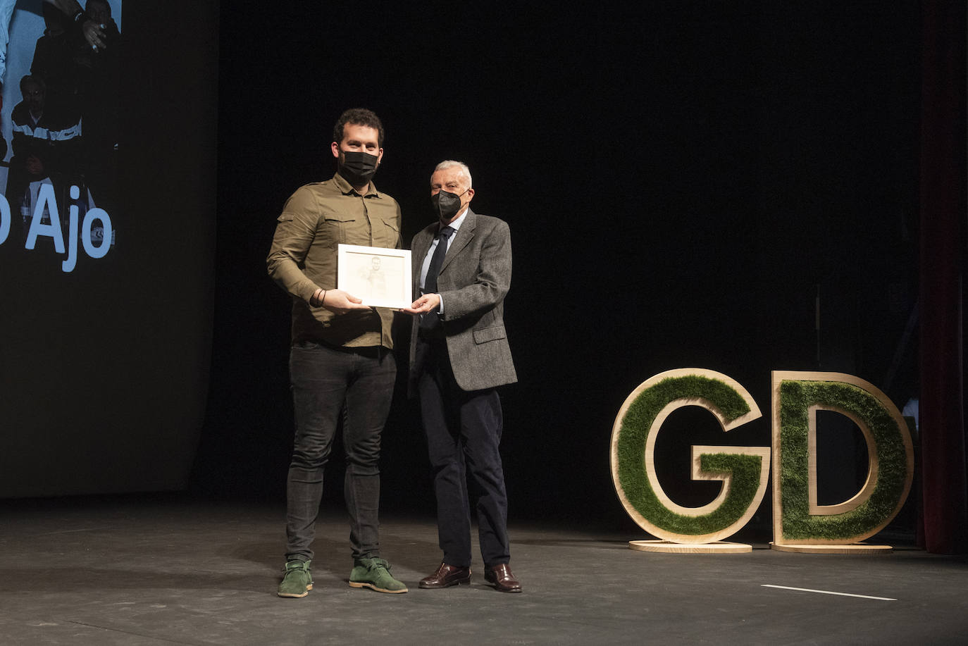 Gala del deporte segoviana celebrada en el teatro Juan Bravo.