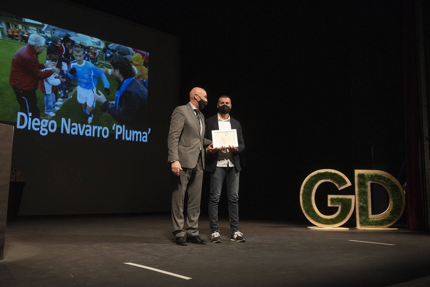 Gala del deporte segoviana celebrada en el teatro Juan Bravo.