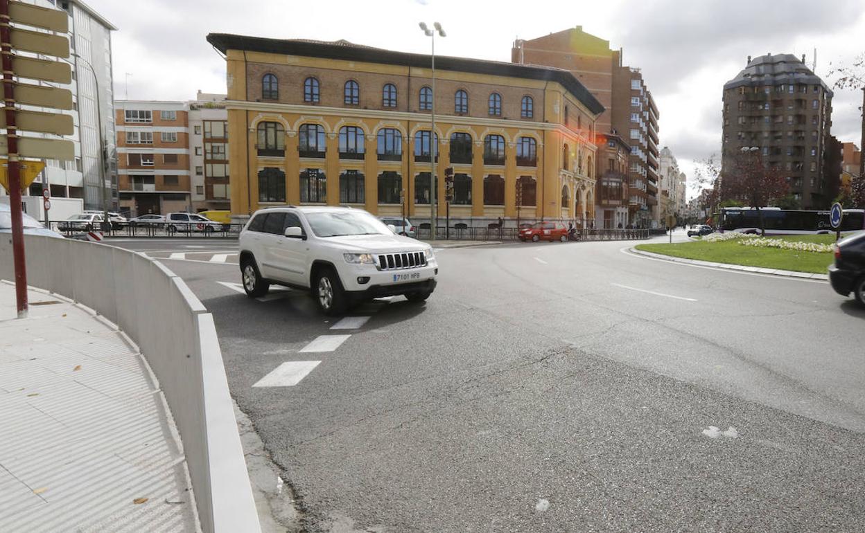 Plaza de León de Palencia.