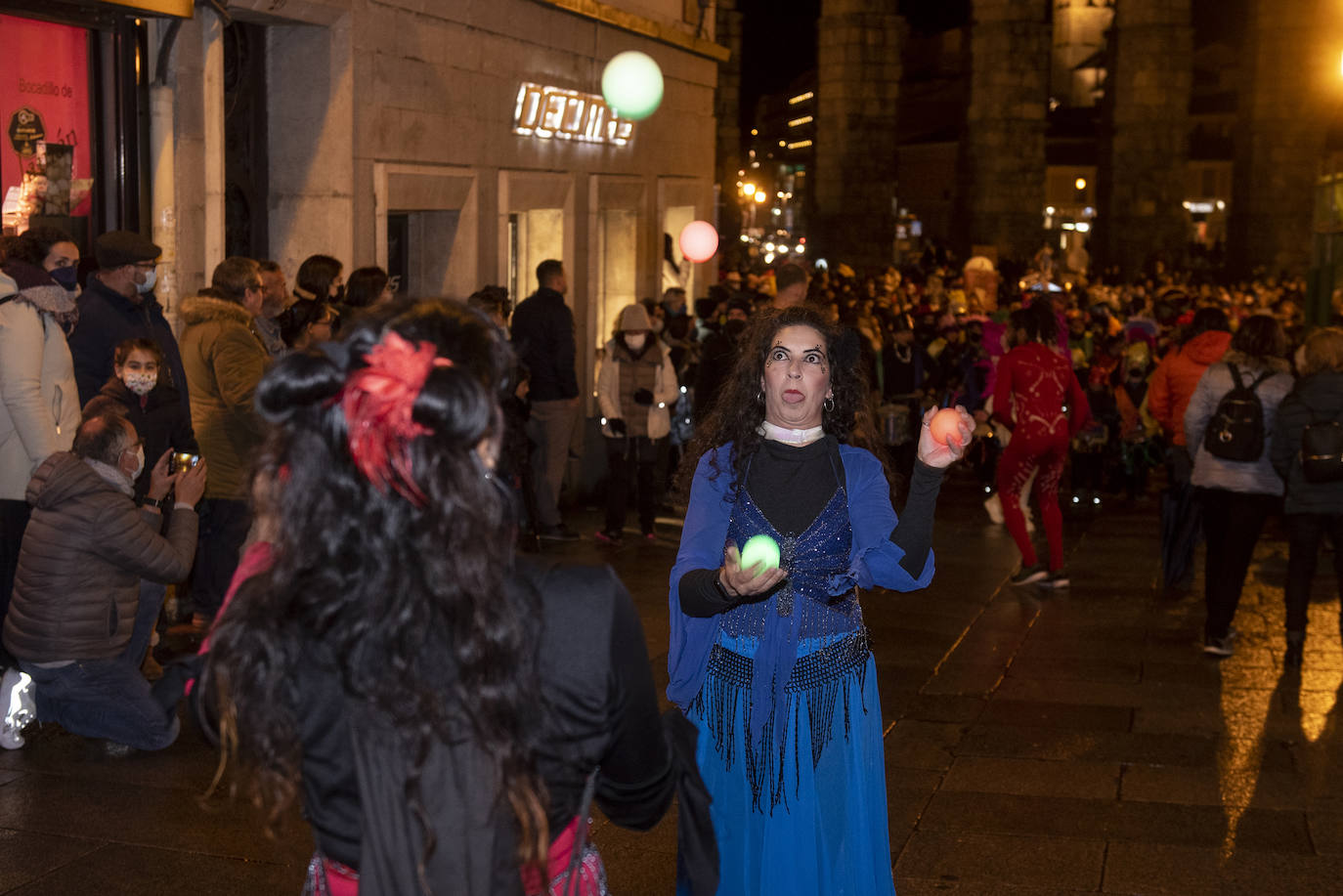 Desfile del sábado de carnaval en Segovia.