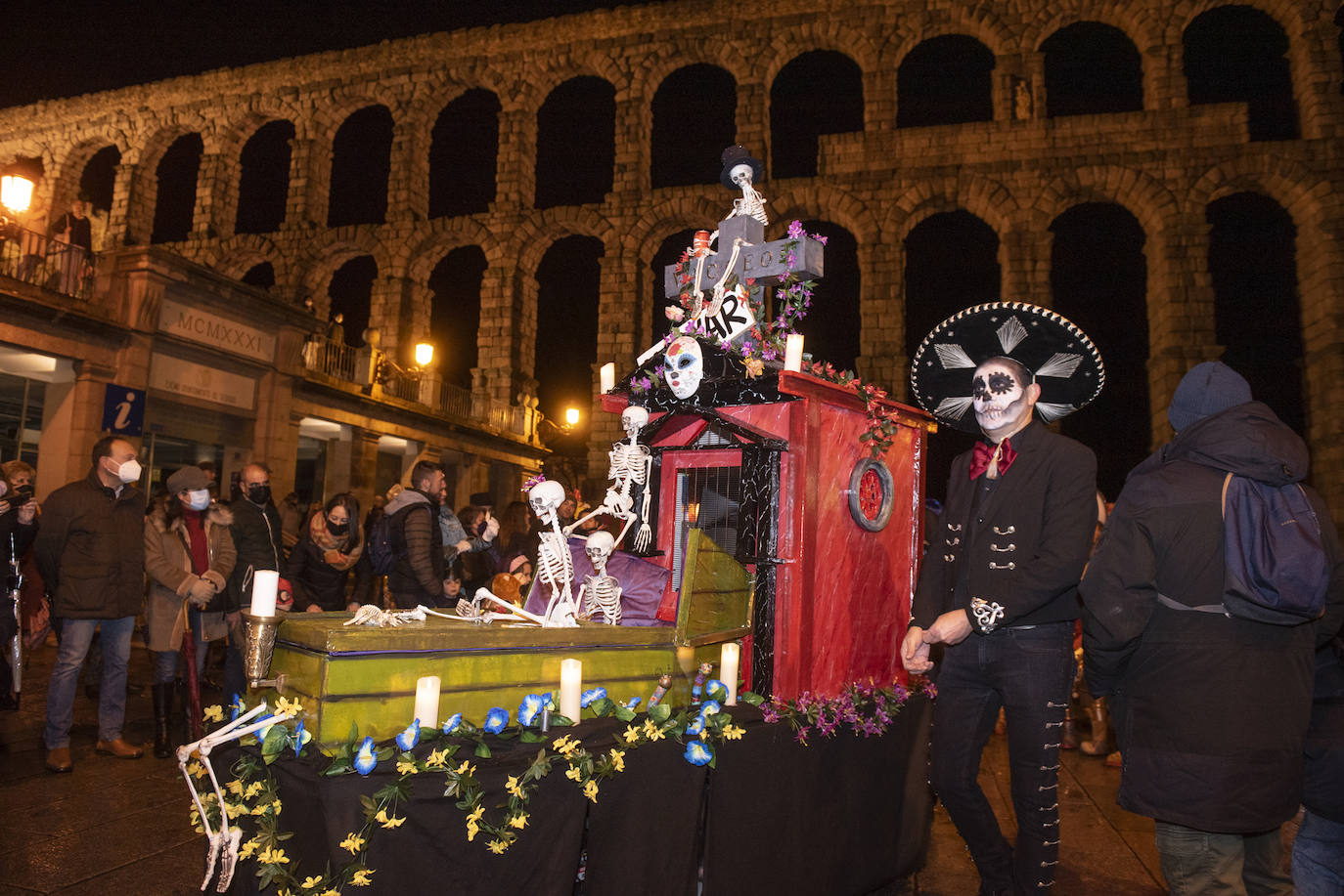 Desfile del sábado de carnaval en Segovia.