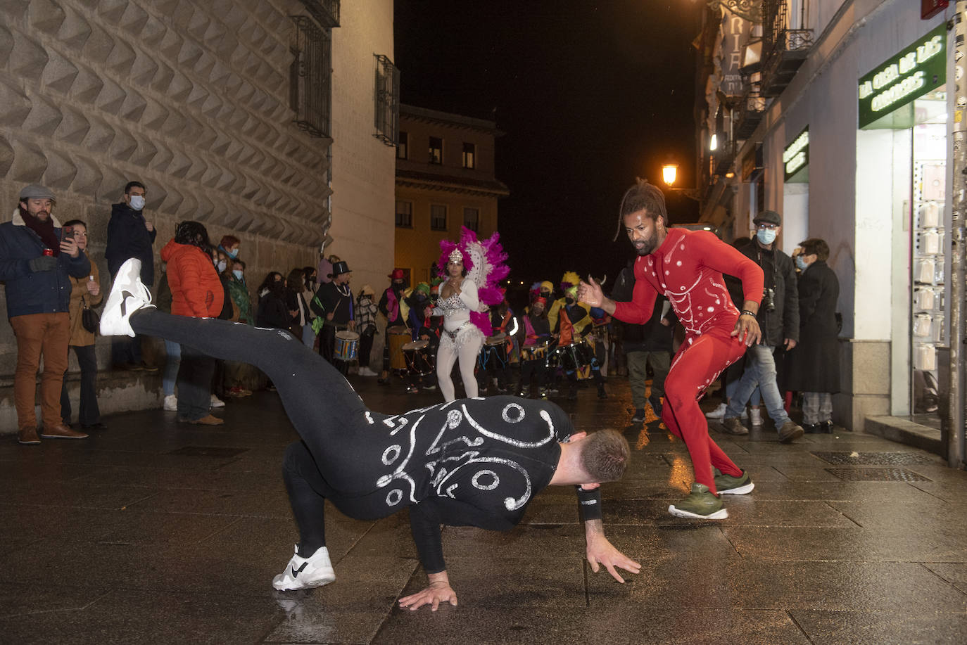 Desfile del sábado de carnaval en Segovia.