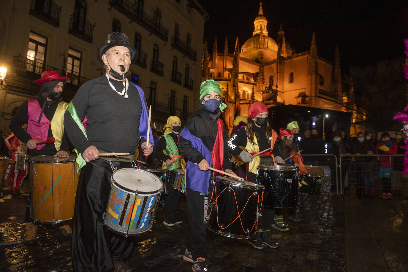 Desfile del sábado de carnaval en Segovia.