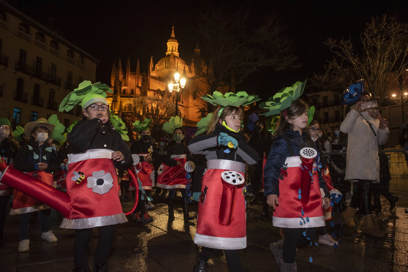 Desfile del sábado de carnaval en Segovia.