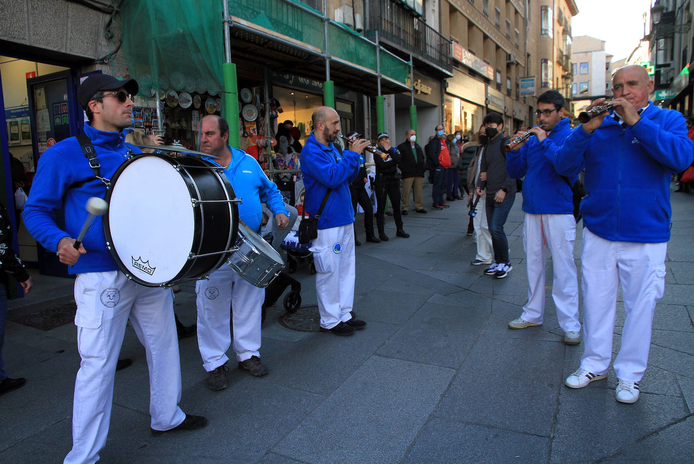 Participantes en el desfile infantil del carnaval de Segovia.