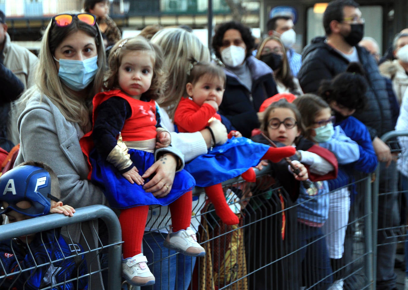 Participantes en el desfile infantil del carnaval de Segovia.