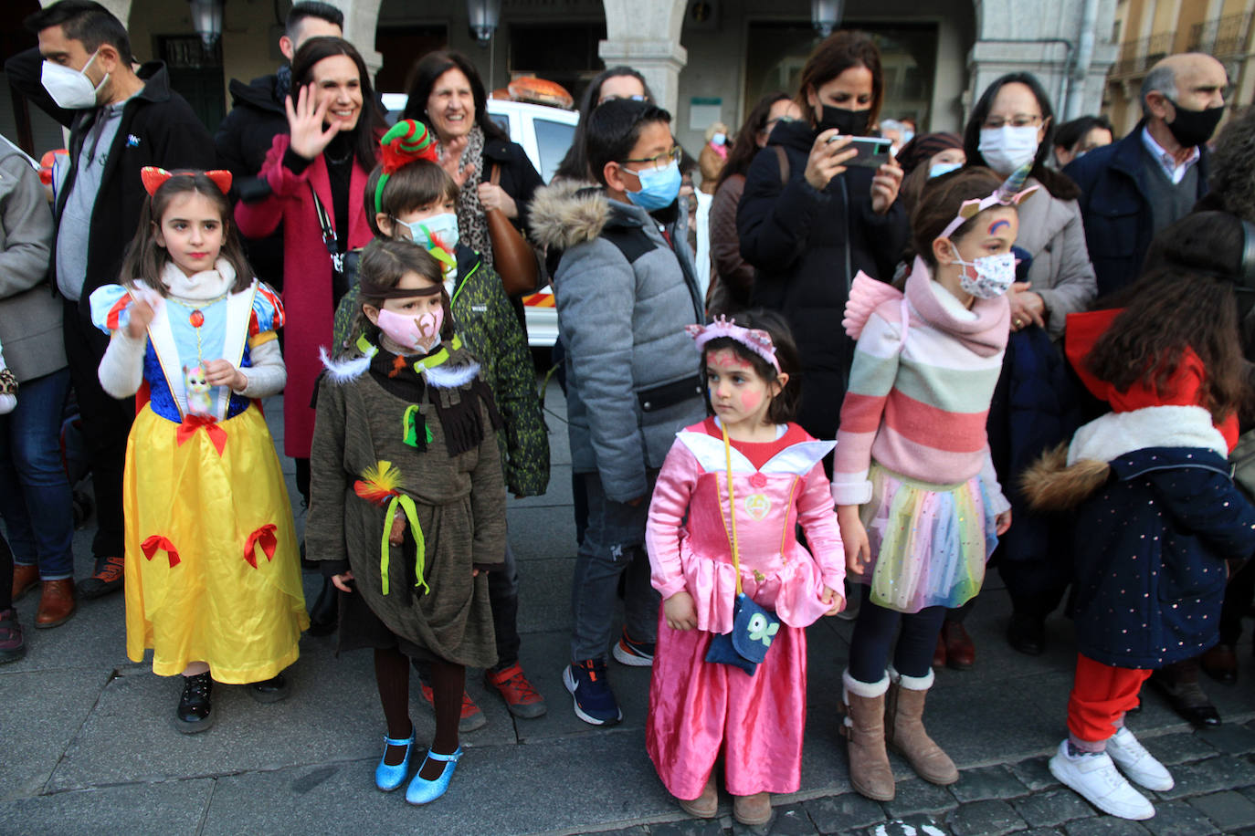 Participantes en el desfile infantil del carnaval de Segovia.