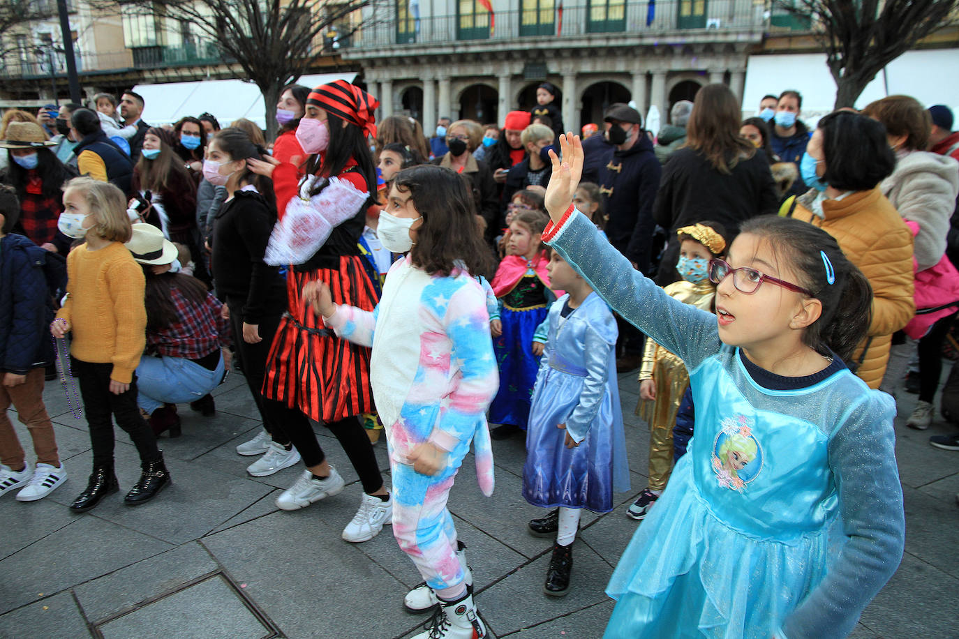 Participantes en el desfile infantil del carnaval de Segovia.