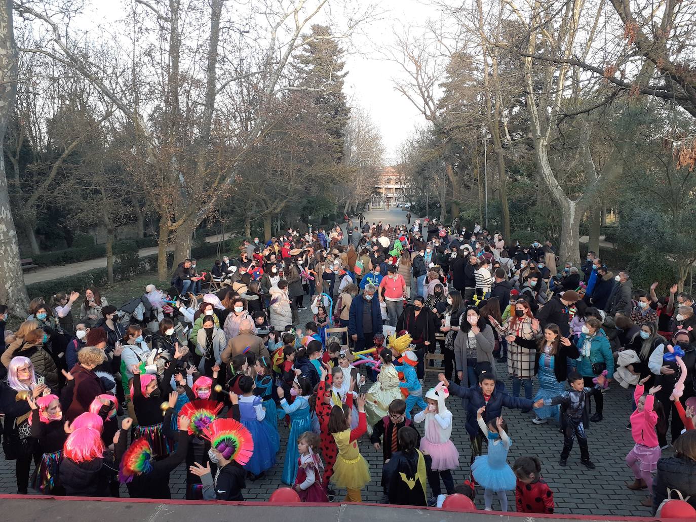 Los pueblos de Valladolid han salido este lunes a la calle para celebrar el carnaval. 