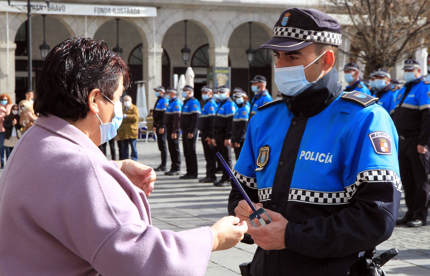 Actos de la festividad de la Policía Local en Segovia.