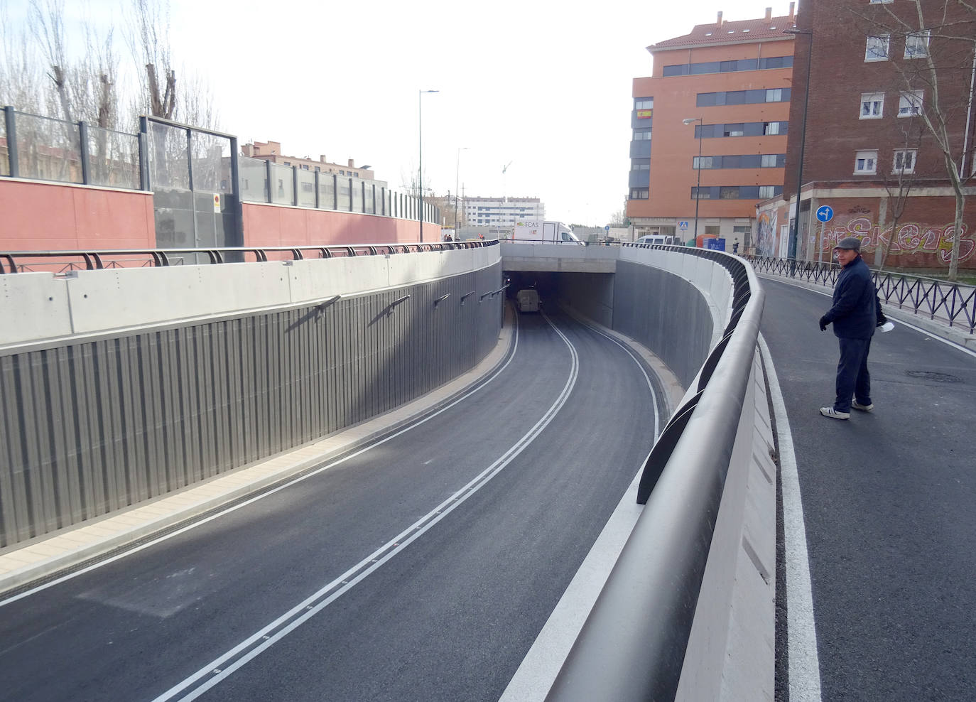 Estado de las obras del túnel de Andrómeda.