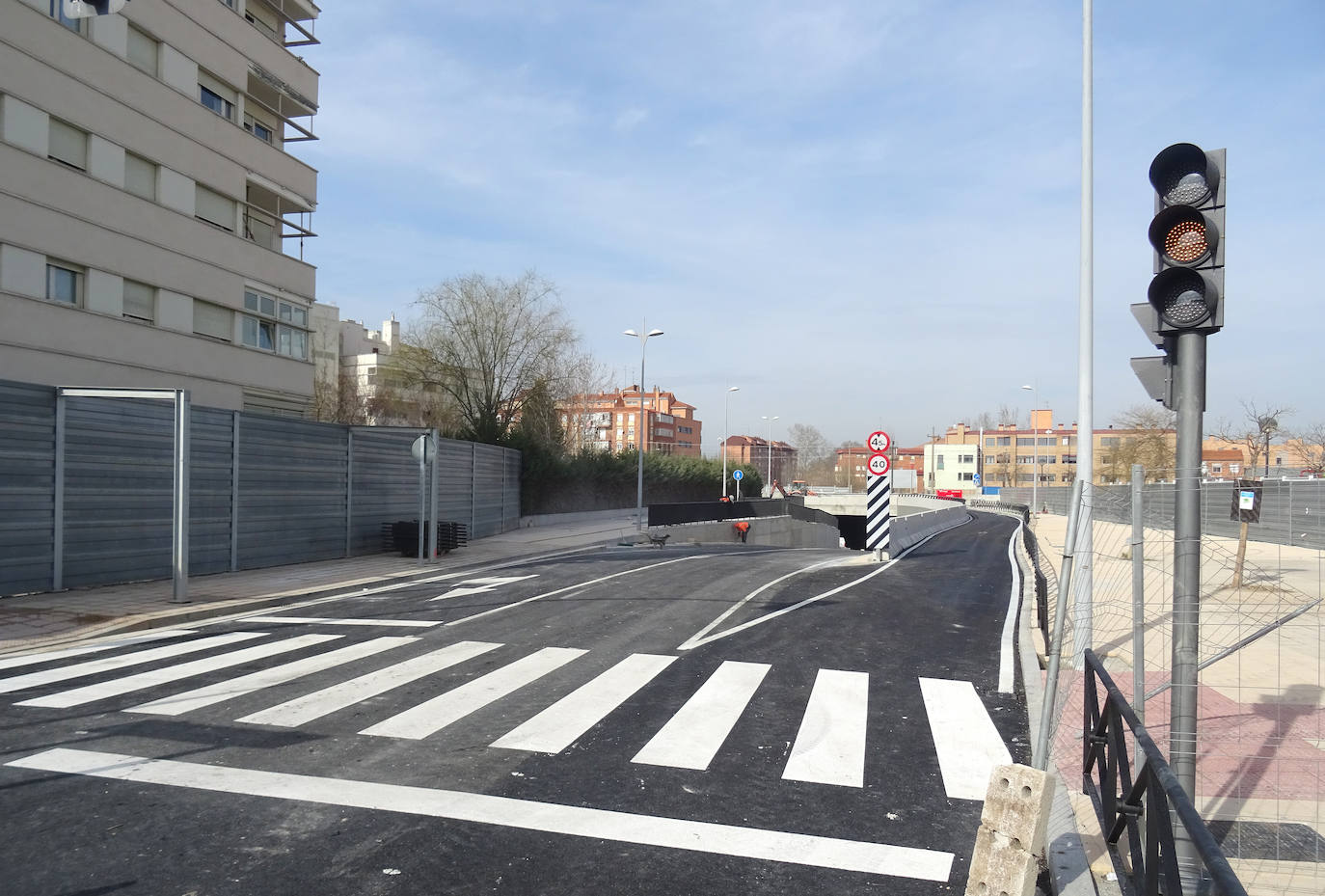 Estado de las obras del túnel de Andrómeda.