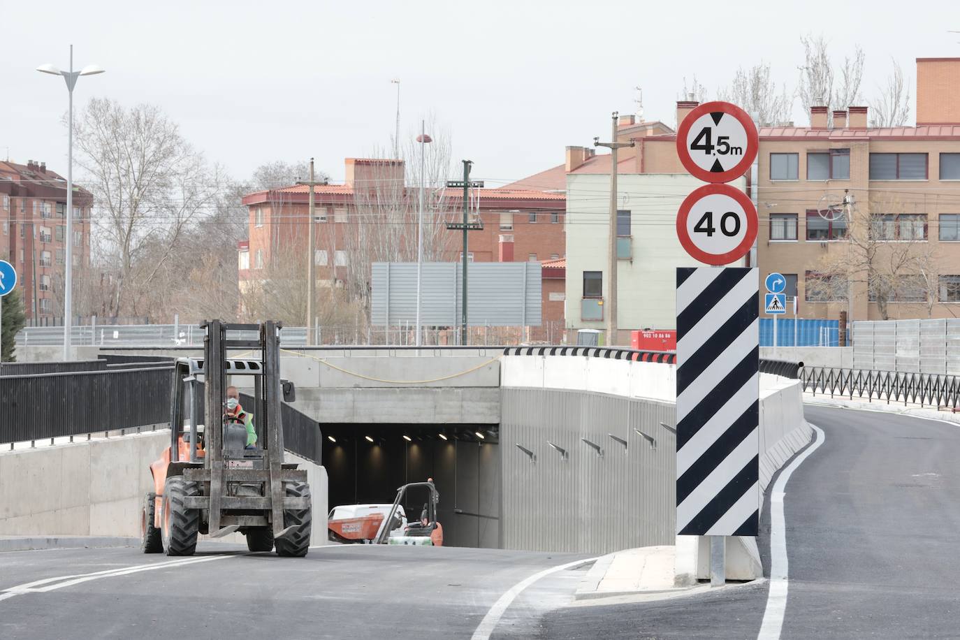 Estado de las obras del túnel de Andrómeda.