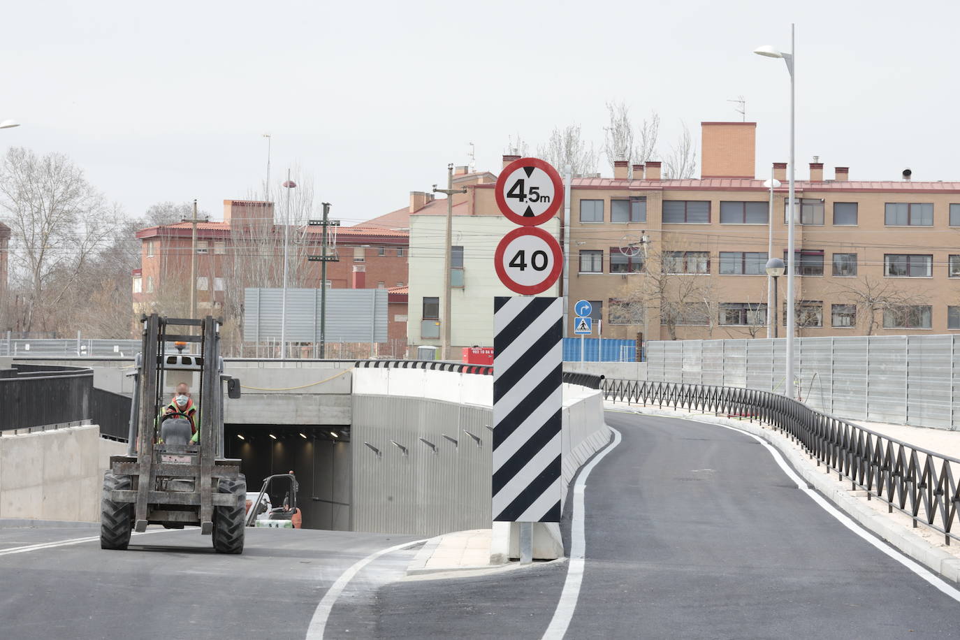 Estado de las obras del túnel de Andrómeda.