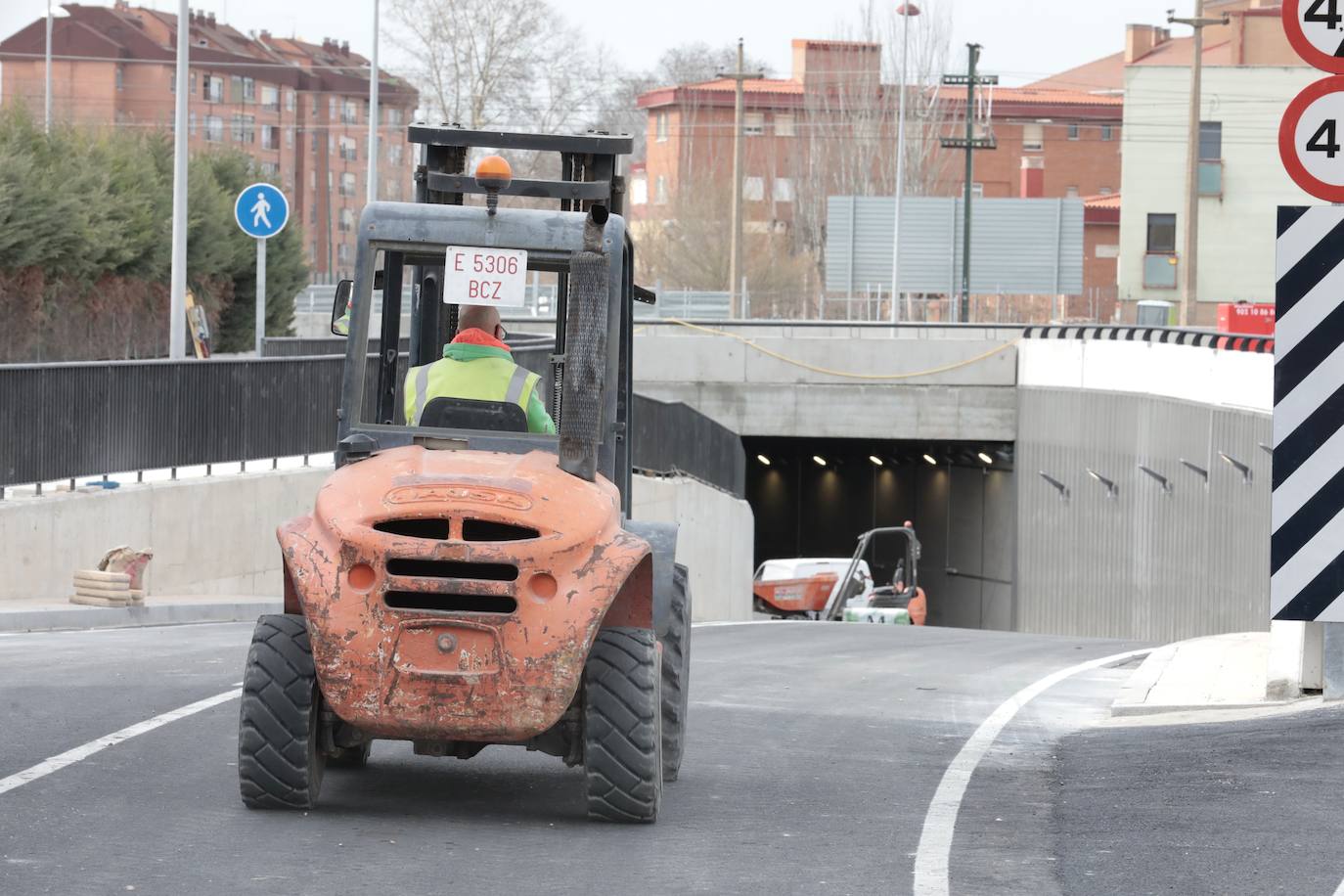 Estado de las obras del túnel de Andrómeda.