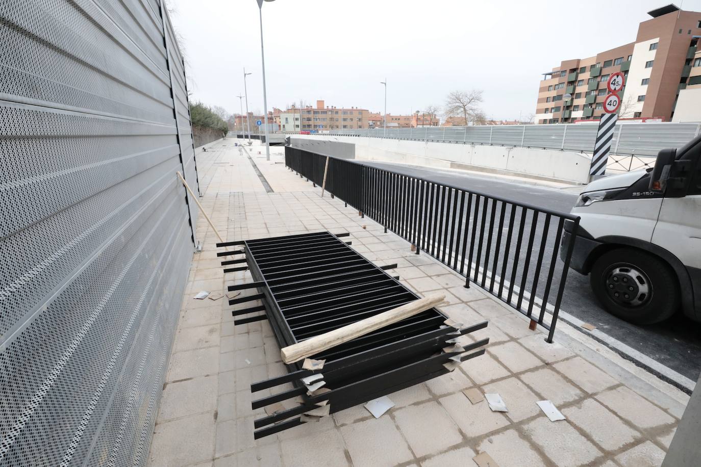 Estado de las obras del túnel de Andrómeda.