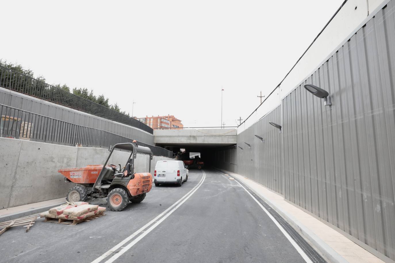 Estado de las obras del túnel de Andrómeda.