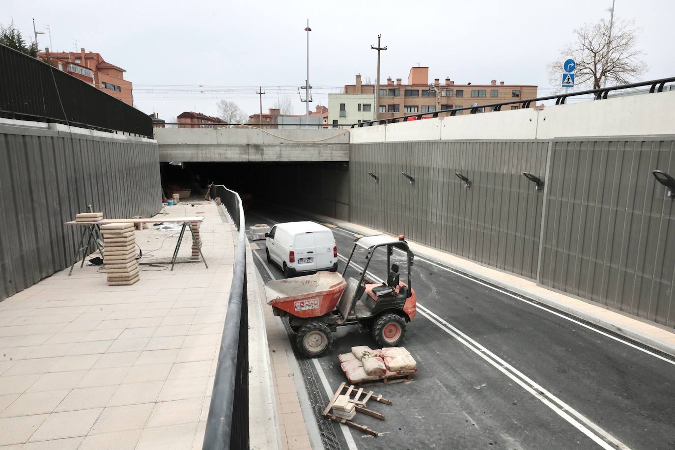 Estado de las obras del túnel de Andrómeda.