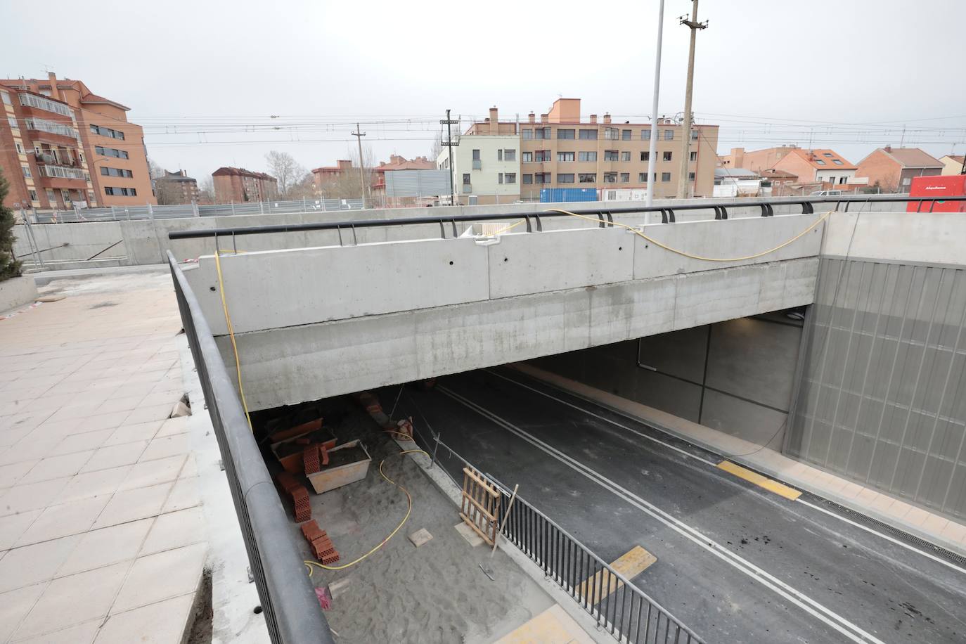 Estado de las obras del túnel de Andrómeda.