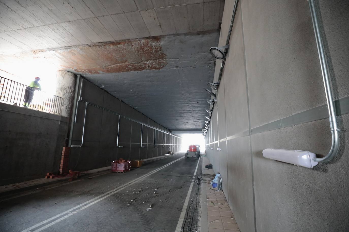 Estado de las obras del túnel de Andrómeda.