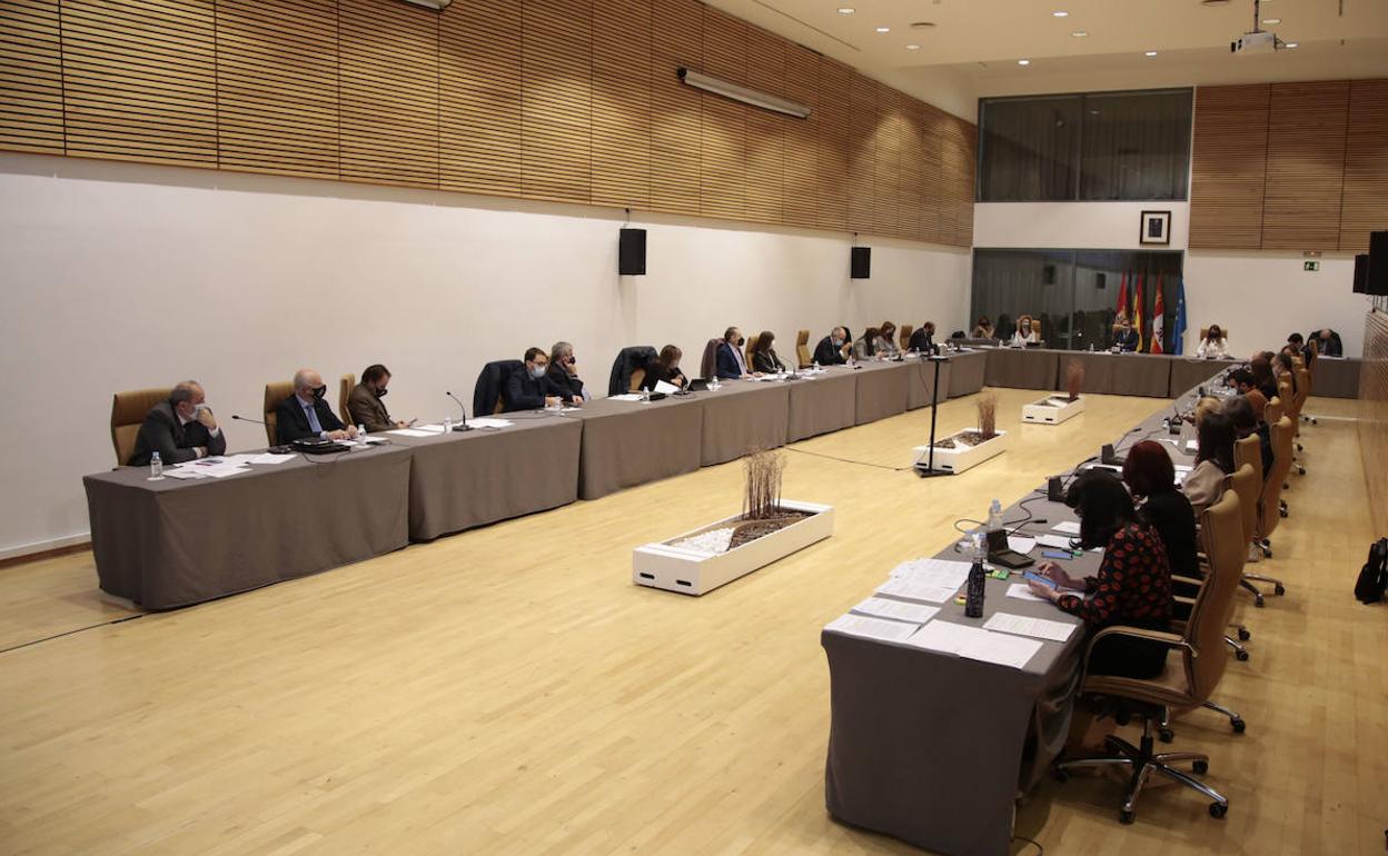 Pleno en el Ayuntamiento de Salamanca. 