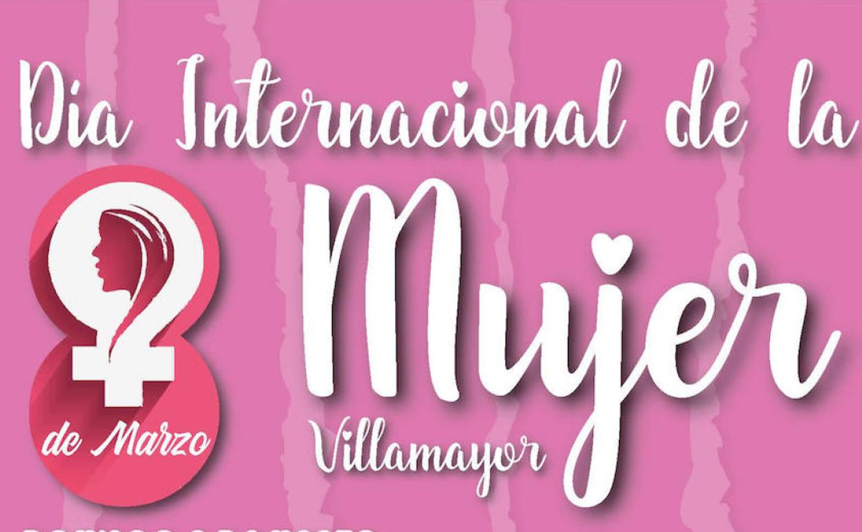 Cartel de las actividades por el Día Internacional de la Mujer. 