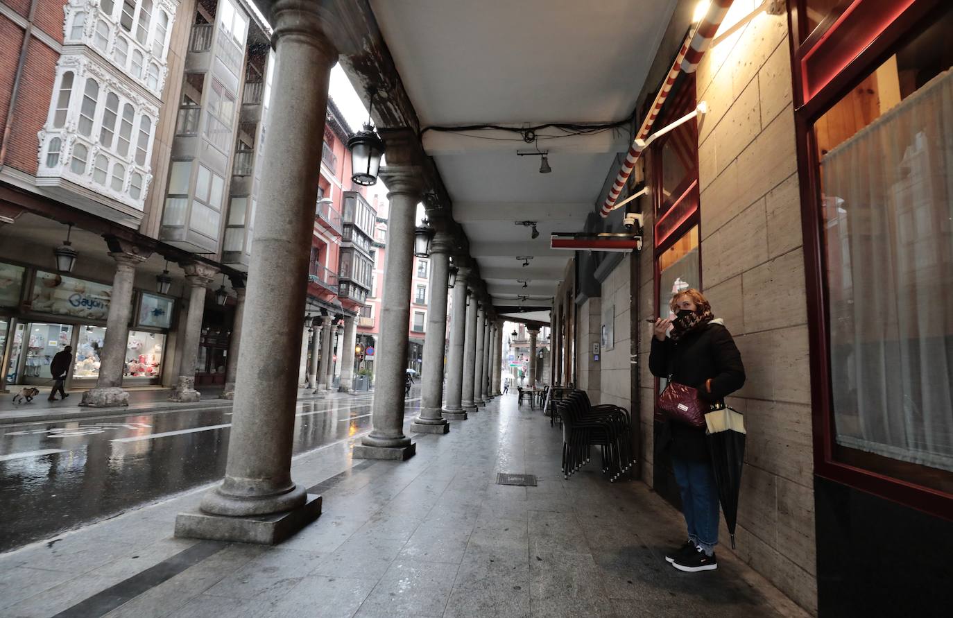 Fotos: La lluvia reaparece con fuerza en Valladolid