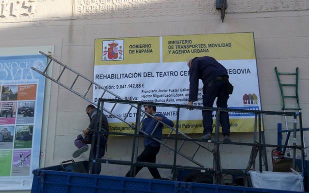 Las obras del teatro Cervantes continúan paradas tras casi medio año de trámites