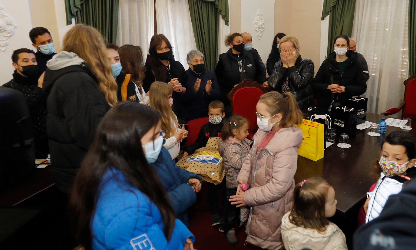 Paredes de Nava recibe a 11 refugiados de la guerra de Ucrania