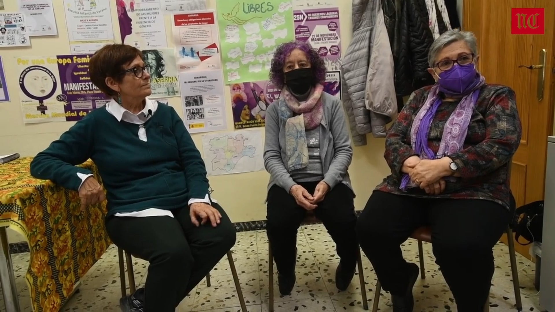 Nina Infante Castrillo, Elena de la Fuente Estébanez y Mauri García Vecino, reconocidas por su lucha feminista