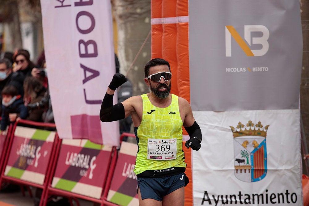Juan Bueno y Gema Martín fueron los triunfadores de la X Media Maratón Ciudad de Salamanca 