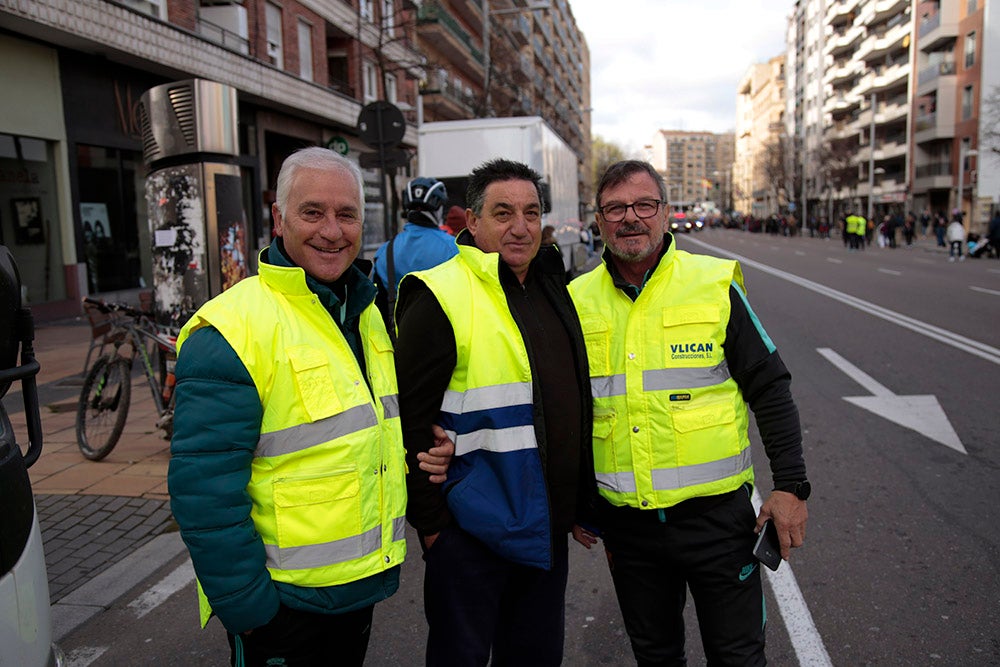 El Paseo de la Estación se convirtió en lugar de reencuentro de los participantes en la Media Maratón Ciudad de Salamanca