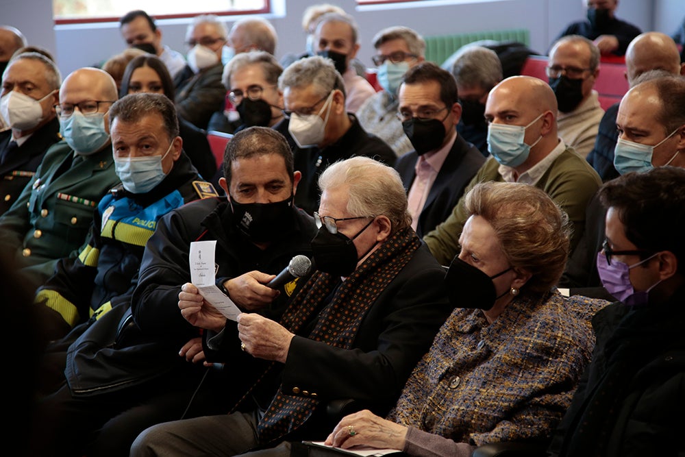 Recuperación de la festividad de San Juan Dios en el Parque de Bomberos de Salamanca tras no poder homenajear a veteranos y jubilados en los dos últimos años