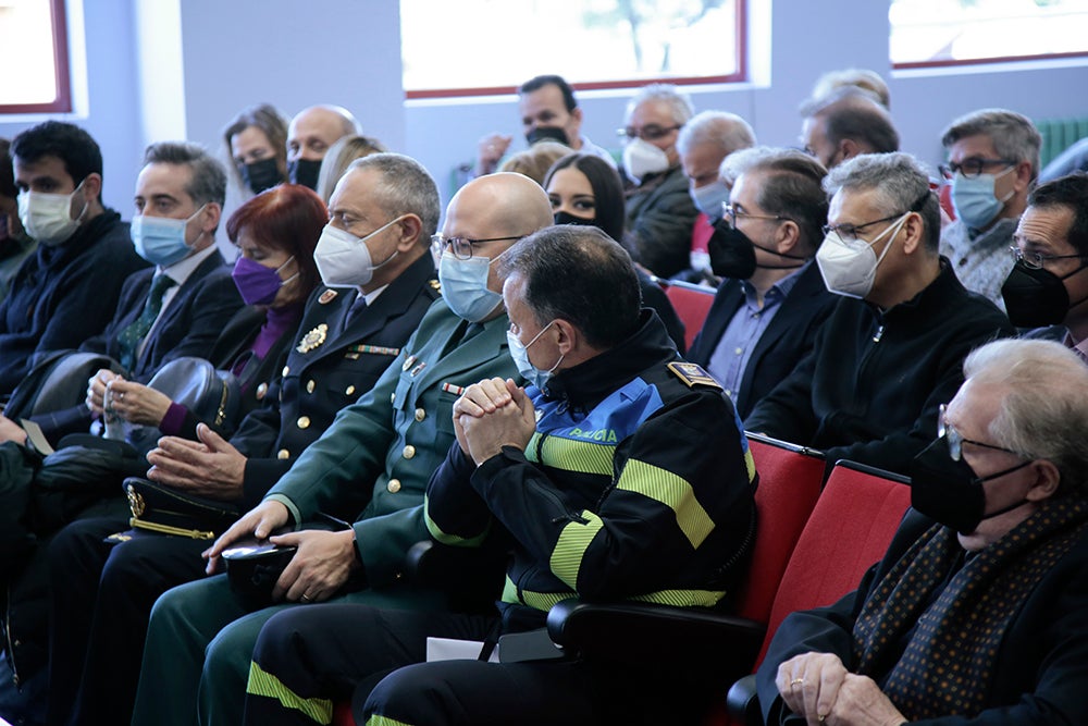 Recuperación de la festividad de San Juan Dios en el Parque de Bomberos de Salamanca tras no poder homenajear a veteranos y jubilados en los dos últimos años