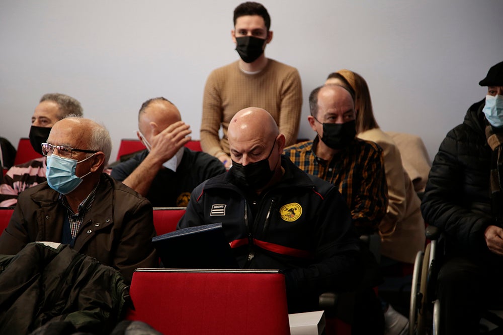 Recuperación de la festividad de San Juan Dios en el Parque de Bomberos de Salamanca tras no poder homenajear a veteranos y jubilados en los dos últimos años