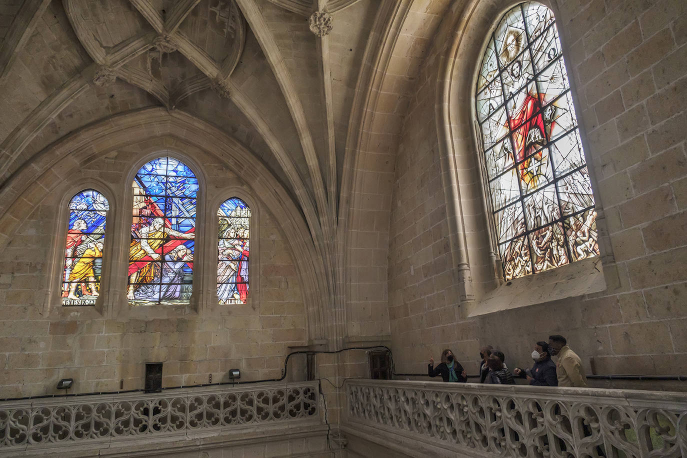 Visita a las vidrieras de la Catedral de Segovia.