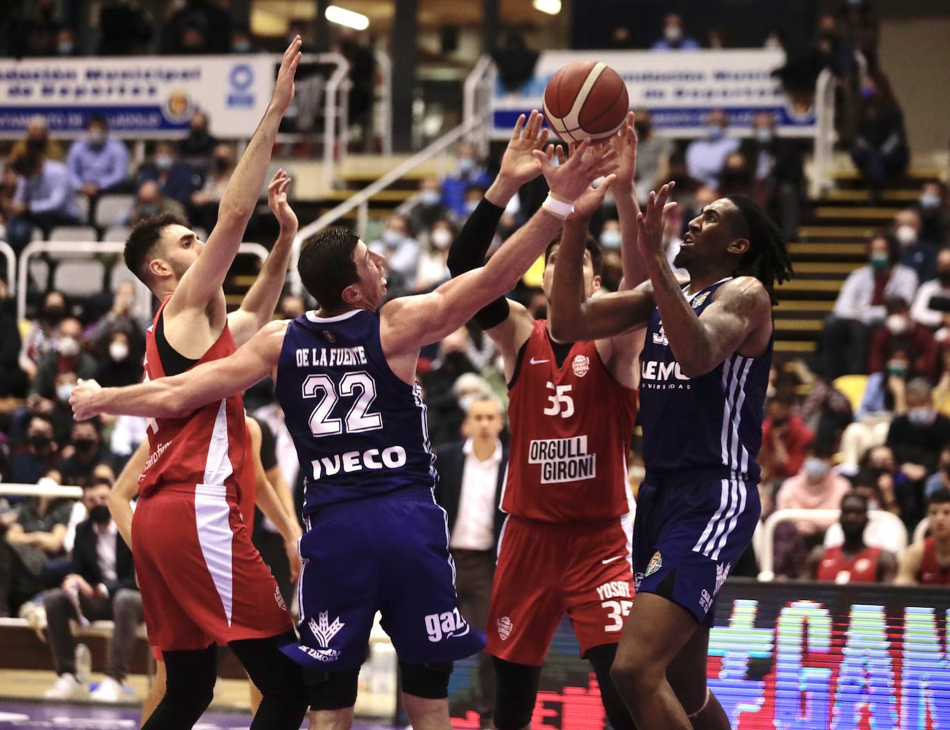 El UEMC Real Valladolid cae en casa ante el Basquet Girona. 