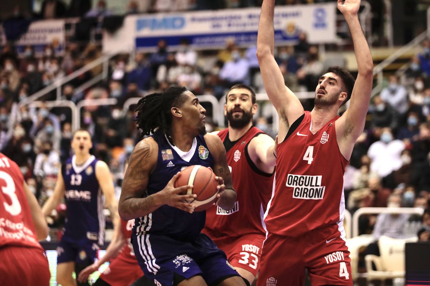 El UEMC Real Valladolid cae en casa ante el Basquet Girona. 