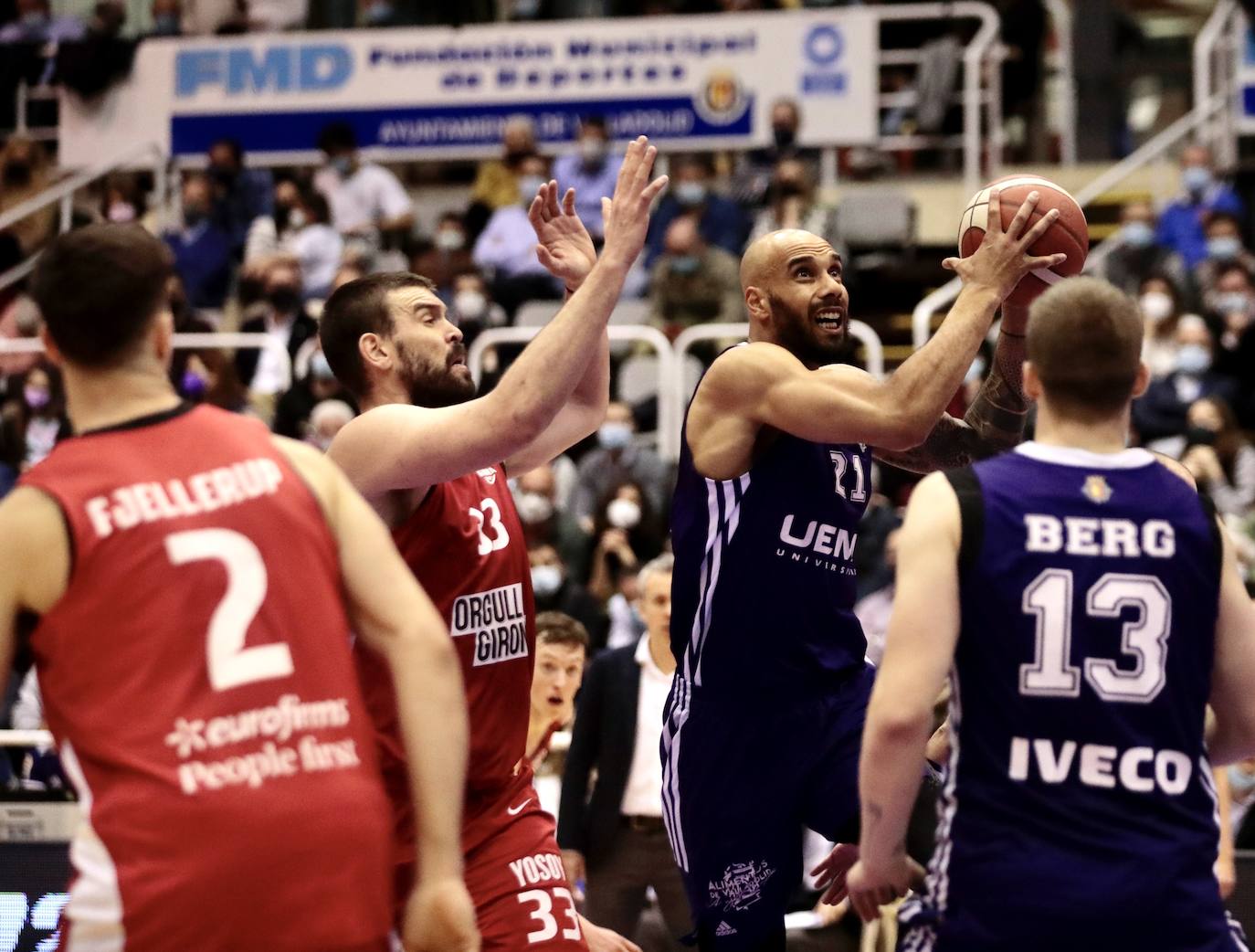 El UEMC Real Valladolid cae en casa ante el Basquet Girona. 