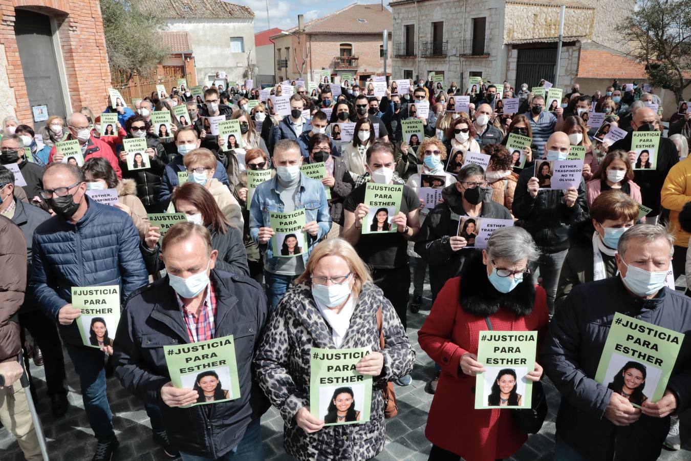 Fotos: Traspinedo recuerda a Esther López dos meses después de su muerte