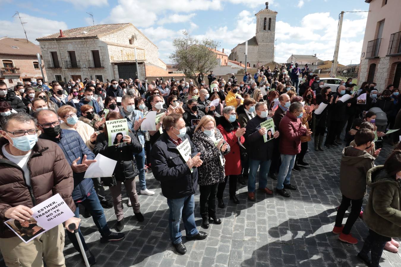 Fotos: Traspinedo recuerda a Esther López dos meses después de su muerte