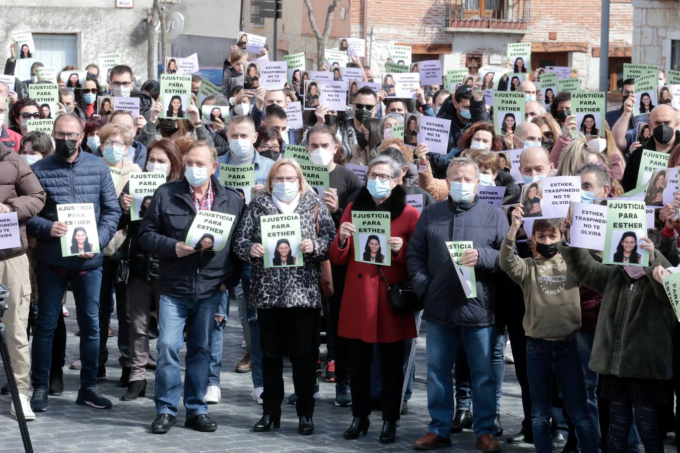 Fotos: Traspinedo recuerda a Esther López dos meses después de su muerte
